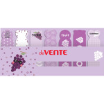 Набор самоклеящихся этикеток-закладок "deVENTE. Grape" бумажные 65x18 мм, 7x20 листов, офсет 80 г/м², 7 дизайнов, в пластиковом пакете с европодвесом
