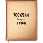 Дневник "deVENTE. Too Glam" универсальный блок, офсет 1 краска, кремовая бумага 80 г/м2, твердая обложка из искусственной кожи с поролоном, шелкография, 1 ляссе