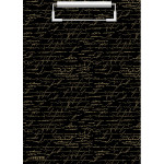 Клипборд "deVENTE. My Gold. Poem" A4 (225x316 мм) картон толщина 2 мм, матовая ламинация тиснение фольгой, в пластиковом пакете