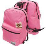 Рюкзак подростковый "deVENTE. Kitty" 40x29x17 см, 250 г, 1 отделение на молнии, 1 передний карман, аппликация, розовый