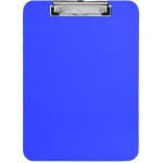 Клипборд "Attomex" A4 (220x312 мм) толщина картона 1,75 мм, покрытие ПВХ 150 мкм, ширина прижима 12 см, в пластиковом пакете, синий