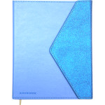 Дневник "deVENTE. Light blue&Light blue" универсальный блок, офсет 1 краска, белая бумага 80 г/м², твердая комбинированная обложка из искусственной кожи с поролоном, створка на кнопке, тиснение фольгой, отстрочка, 1 ляссе