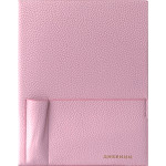 Дневник "deVENTE. Light pink with pocket" универсальный блок, офсет 1 краска, кремовая бумага 80 г/м², твердая обложка из искусственной кожи, карман для телефона, держатель для ручки, тиснение фольгой, отстрочка, 1 ляссе